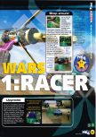 Scan of the review of Star Wars: Episode I: Racer published in the magazine N64 30, page 2