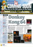 Scan of the preview of Donkey Kong 64 published in the magazine N64 31, page 3