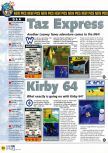 Scan of the preview of Kirby's Air Ride published in the magazine N64 31, page 7