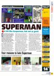 Scan of the review of Superman published in the magazine N64 31, page 1