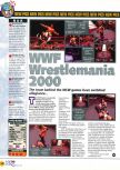 Scan of the preview of WWF Wrestlemania 2000 published in the magazine N64 32, page 12