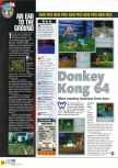 Scan of the preview of Donkey Kong 64 published in the magazine N64 32, page 3