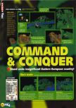 Scan of the review of Command & Conquer published in the magazine N64 32, page 1