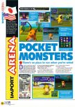 Scan of the review of Pokemon Stadium 2 published in the magazine N64 32, page 1