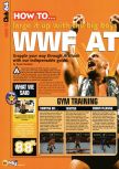 Scan of the walkthrough of WWF Attitude published in the magazine N64 33, page 1