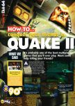 Scan of the walkthrough of Quake II published in the magazine N64 33, page 1