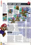 Scan of the review of Super Smash Bros. published in the magazine N64 36, page 3
