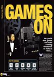 Scan de l'article Games on Film paru dans le magazine N64 37, page 1