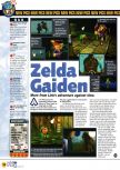 Scan of the preview of The Legend Of Zelda: Majora's Mask published in the magazine N64 37, page 9