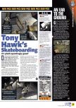 Scan of the preview of Tony Hawk's Skateboarding published in the magazine N64 37, page 10