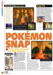 Scan of the review of Pokemon Snap published in the magazine N64 37, page 1