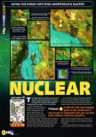 Scan of the preview of Nuclear Strike 64 published in the magazine N64 37, page 1