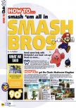 Scan of the walkthrough of Super Smash Bros. published in the magazine N64 37, page 1
