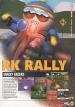 Scan of the review of South Park Rally published in the magazine N64 38, page 2