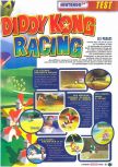 Scan of the review of Diddy Kong Racing published in the magazine Le Magazine Officiel Nintendo 03, page 2