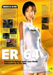Scan of the review of Ridge Racer 64 published in the magazine N64 40, page 2