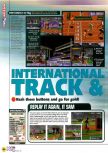 Scan du test de International Track & Field 2000 paru dans le magazine N64 41, page 1