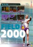 Scan du test de International Track & Field 2000 paru dans le magazine N64 41, page 2