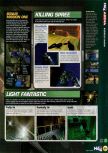 Scan of the review of Perfect Dark published in the magazine N64 42, page 13