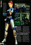 Scan of the review of Perfect Dark published in the magazine N64 42, page 14