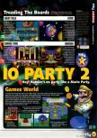 Scan of the review of Mario Party 2 published in the magazine N64 42, page 2