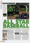 Scan of the review of All-Star Baseball 2001 published in the magazine N64 44, page 1