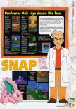 Scan of the review of Pokemon Snap published in the magazine N64 45, page 2