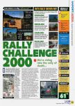 Scan of the review of Rally Challenge 2000 published in the magazine N64 45, page 1