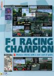 Scan du test de F1 Racing Championship paru dans le magazine N64 47, page 1