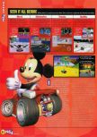 Scan of the review of Mickey's Speedway USA published in the magazine N64 50, page 5