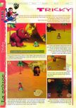 Scan of the walkthrough of Diddy Kong Racing published in the magazine Gameplay 64 HS1, page 6