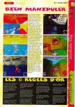 Scan of the walkthrough of Diddy Kong Racing published in the magazine Gameplay 64 HS1, page 35