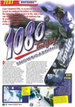 Scan du test de 1080 Snowboarding paru dans le magazine Le Magazine Officiel Nintendo 08, page 1