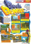 Scan of the review of Buck Bumble published in the magazine Le Magazine Officiel Nintendo 08, page 2