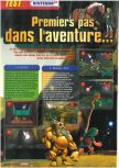 Scan of the review of The Legend Of Zelda: Ocarina Of Time published in the magazine Le Magazine Officiel Nintendo 11, page 7
