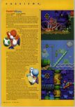 Scan of the preview of Yoshi's Story published in the magazine N64 Gamer 02, page 1