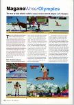 Scan du test de Nagano Winter Olympics 98 paru dans le magazine N64 Gamer 02, page 1
