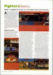 Scan of the review of Fighters Destiny published in the magazine N64 Gamer 02, page 1