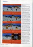 Scan of the review of Snowboard Kids published in the magazine N64 Gamer 02, page 3