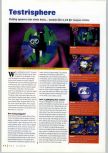 Scan of the review of Tetrisphere published in the magazine N64 Gamer 02, page 1