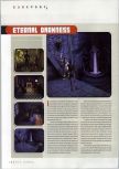 Scan of the preview of Eternal Darkness published in the magazine N64 Gamer 30, page 7