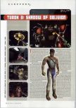 Scan of the preview of Turok 3: Shadow of Oblivion published in the magazine N64 Gamer 30, page 22