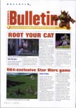 Scan of the preview of Star Wars: Episode I: Battle for Naboo published in the magazine N64 Gamer 30, page 1