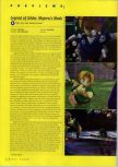 Scan of the preview of The Legend Of Zelda: Majora's Mask published in the magazine N64 Gamer 34, page 9