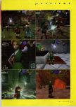 Scan of the preview of The Legend Of Zelda: Majora's Mask published in the magazine N64 Gamer 34, page 9