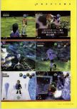 Scan of the preview of The Legend Of Zelda: Majora's Mask published in the magazine N64 Gamer 28, page 7