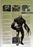 Scan of the walkthrough of Resident Evil 2 published in the magazine N64 Gamer 28, page 6