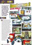 Scan of the preview of Bomberman 64: The Second Attack published in the magazine Le Magazine Officiel Nintendo 13, page 2