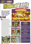 Scan of the preview of Magical Tetris Challenge published in the magazine Le Magazine Officiel Nintendo 13, page 5