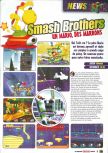 Scan of the preview of Super Smash Bros. published in the magazine Le Magazine Officiel Nintendo 13, page 1
